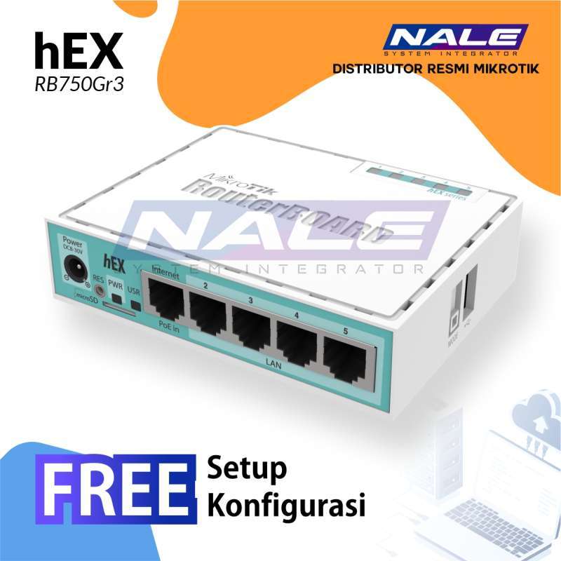 Microtik Rb750gr3 Jual MIKROTIK RB750Gr3 - hEX di Seller PT Nale System Integrator ...