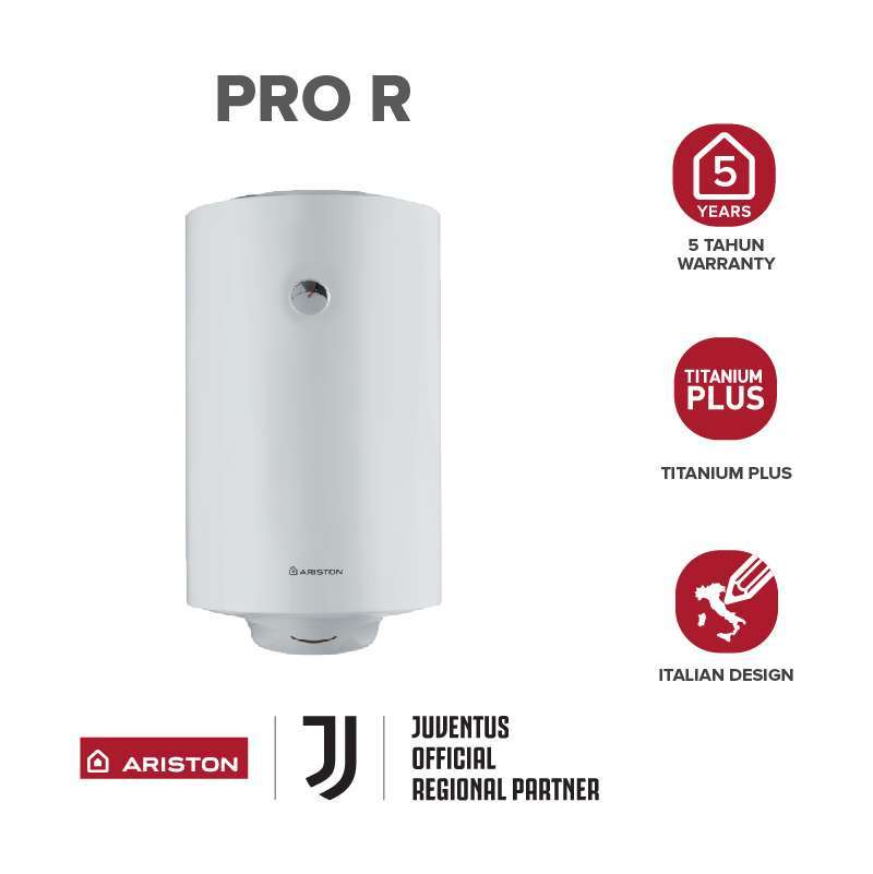 Promo Ariston Water Heater Pro R 50 Liter 1200 Watt Putih Diskon 40