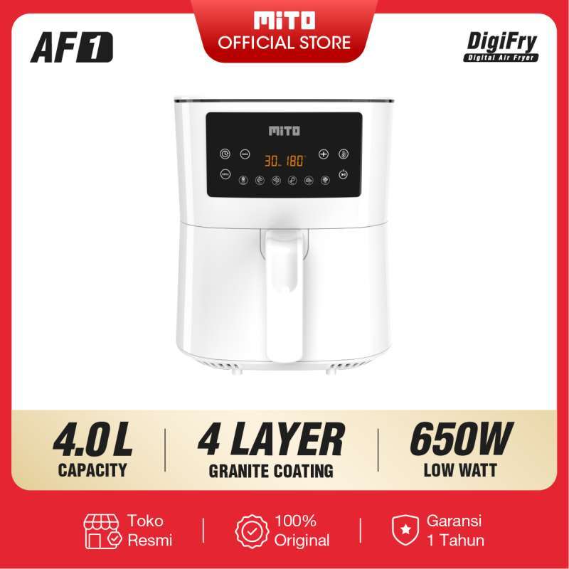 Jual Air Digital Fryer Mito Af1 White Di Seller Mito Electronic