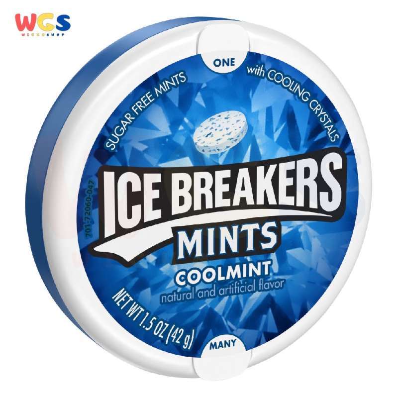 Jual Ice Breakers Sugar Free Mints Coolmint with Cooling Crystals 42 g ...