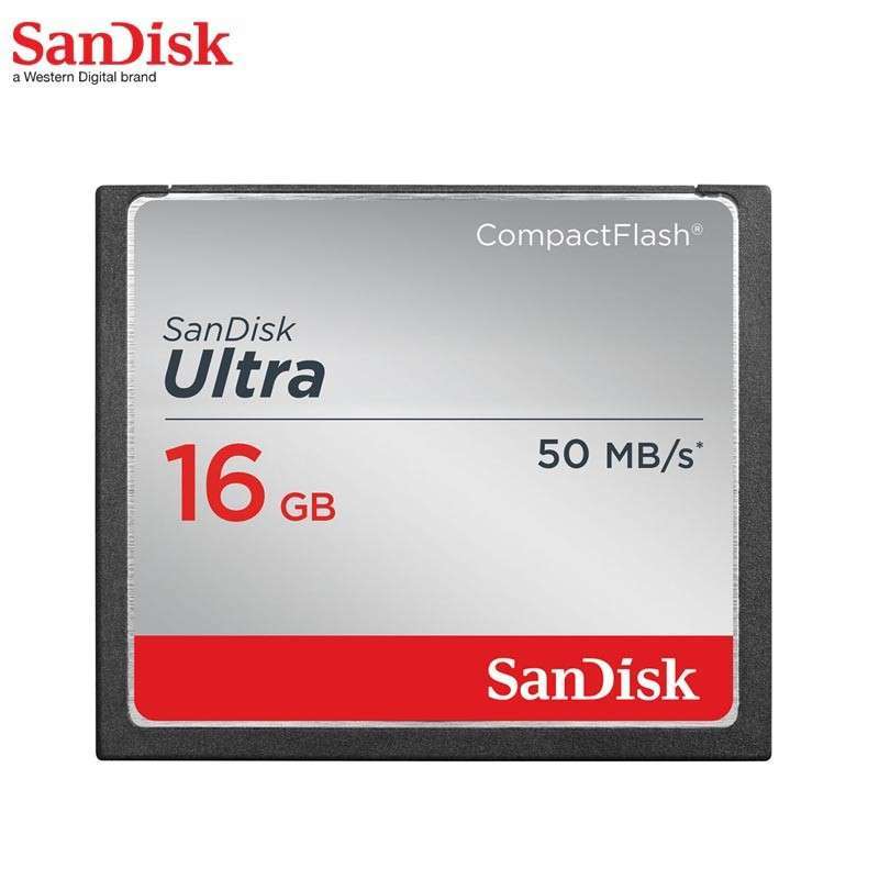 Jual Sandisk Ultra CompactFlash 50MBps 16GB Compact Flash Card di