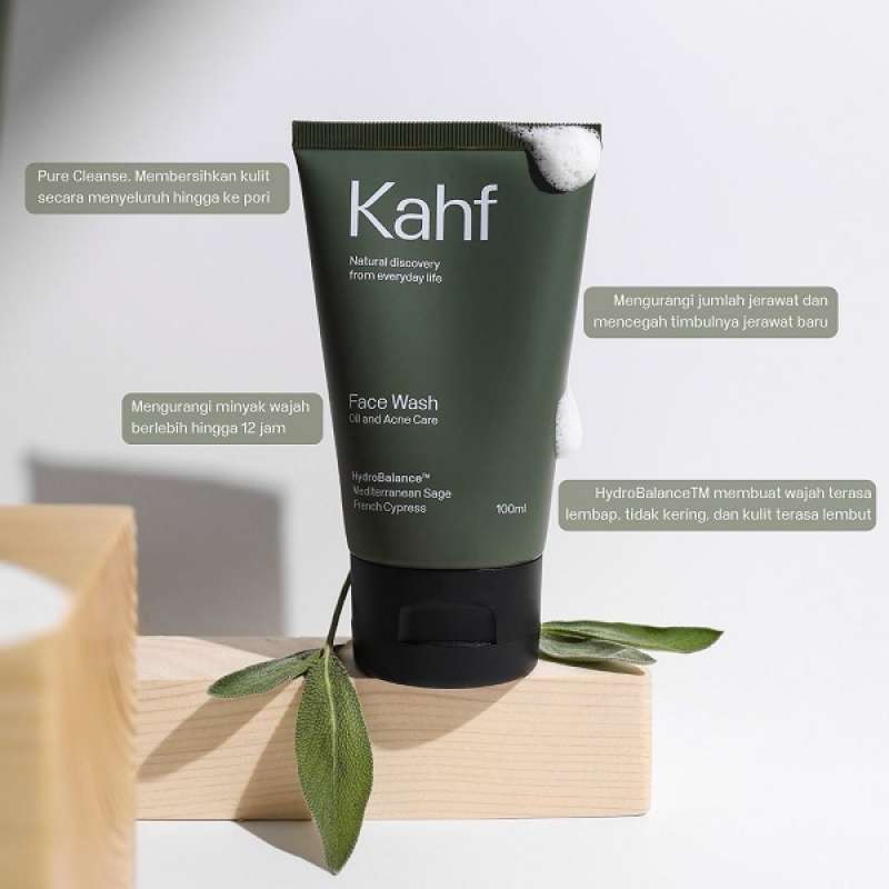 Jual Kahf Oil and Acne Care Face Wash 100 ml – Sabun Muka Pria ORI!! di