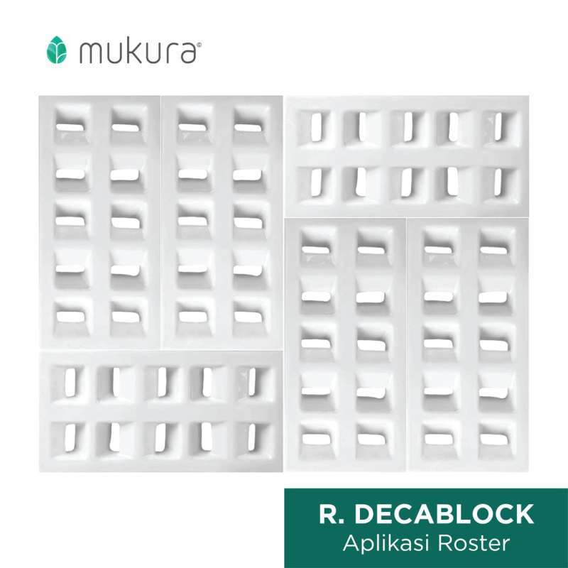 Jual Mukura - Roster Decablock (20x40, Opaque,monocolor) Di Seller ...