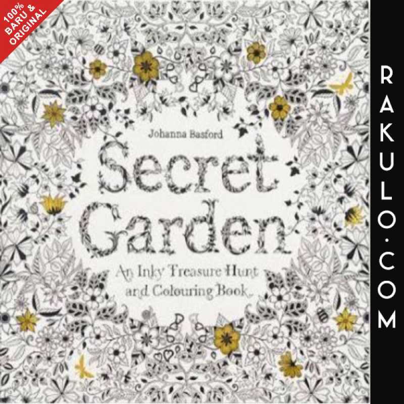 Jual Buku Anti Stress Secret Garden Adult Coloring Book Johanna Basford