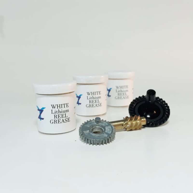 Promo Grease Reel White Lithium grease by Yanzeen Reels Multicolor