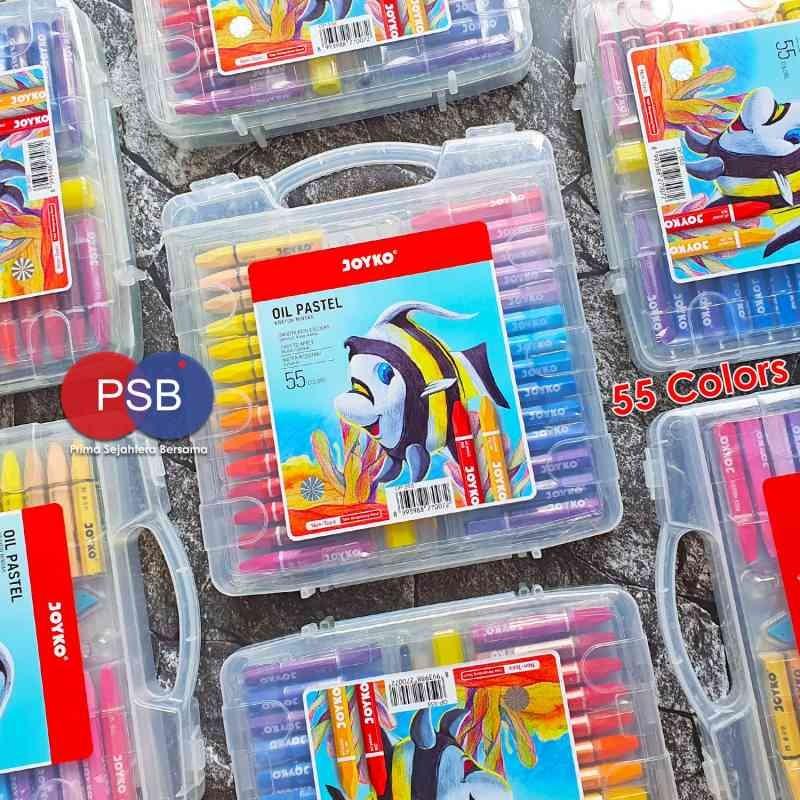 Jual Crayon / Krayon Titi Joyko Oil Pastel 55 Warna Di Seller Prima