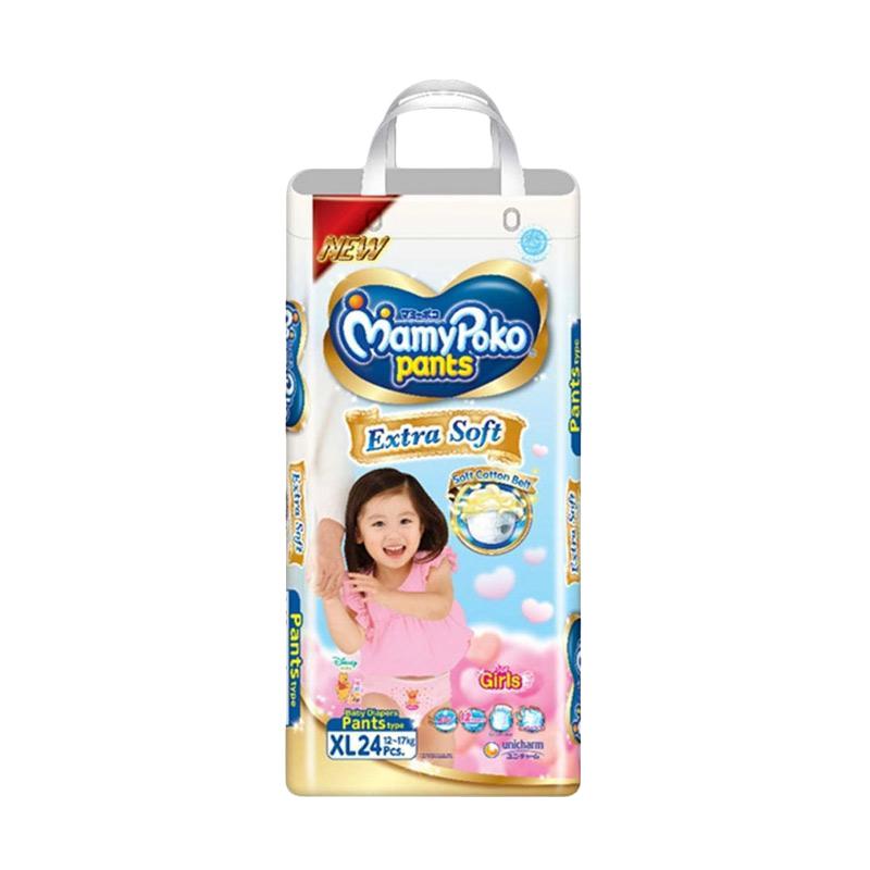 Jual Mamy Poko Pants Extra Soft Girls Popok Bayi [Size XL