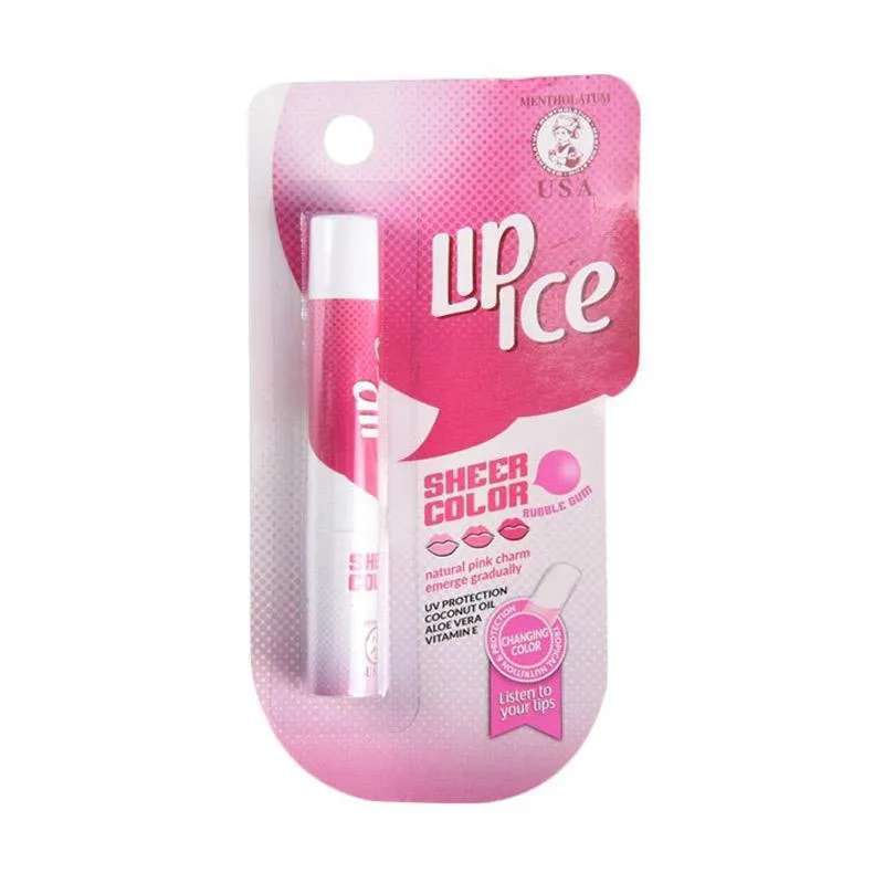 Promo Lip Ice Sheer Color Lip Balm TAHAN LAMA WATERPROOF Bubble Gum