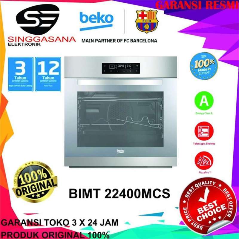 Jual OVEN LISTRIK TANAM BEKO BIMT-22400MCS / BIMT 22400MCS , 71 LITER ...