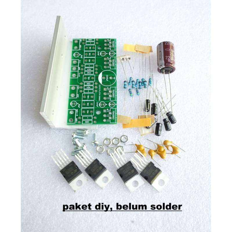 Jual DIY TDA2003 Stereo Bridge 18 Watt Power Amplifier di Seller mel