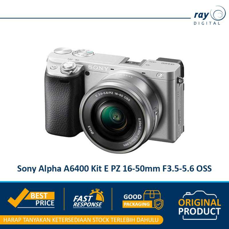 Promo Sony Alpha A6400 Kit Lensa E PZ 1650mm F3.55.6 OSS Diskon 10