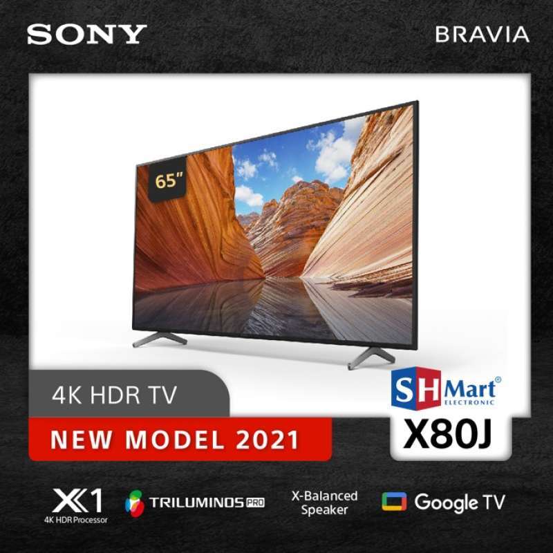 Jual SONY Bravia X80J 4K HDR 65 Inch Smart TV KD65X80J 65X80J 2021
