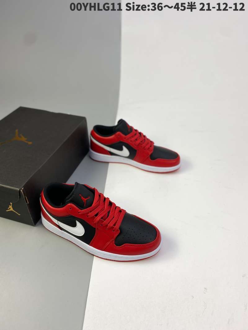 aj1 low red toe