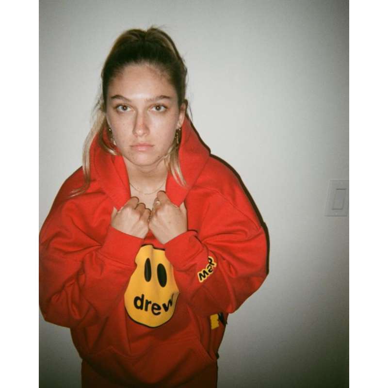 Red drew house hoodie clearance