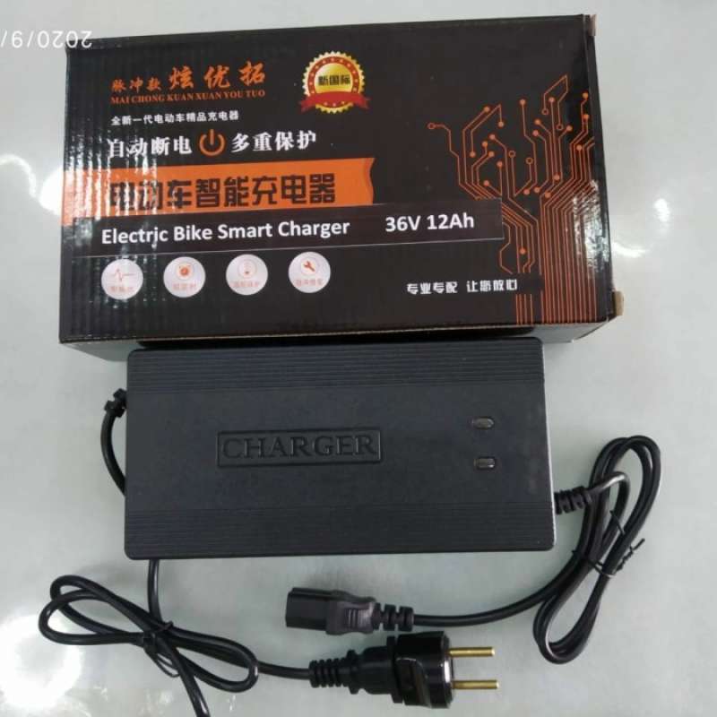 Promo Charger Aki Battery Sepeda Listrik 36V-12Ah 48V-12Ah 48V-20Ah 60V