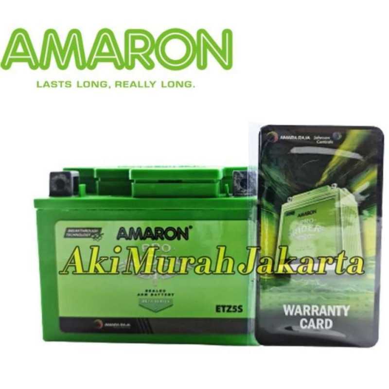 Jual Aki Motor Honda Cs One Amaron Etz5S / Gtz5S / Ytz5S Aki Kering di