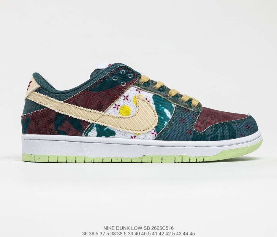 Jual The NIKE SB DUNK Low SP lemon wash tannin panels are soft ...