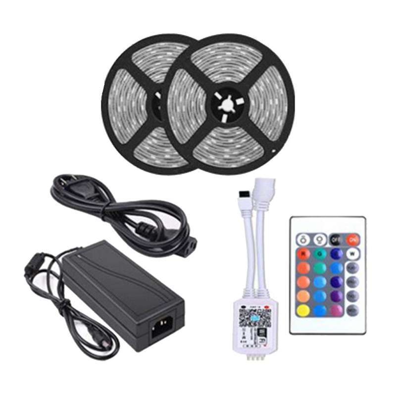 Jual 5050 RGB LED Strip 12V Waterproof Kit 300 SMD Adapter US di Seller ...