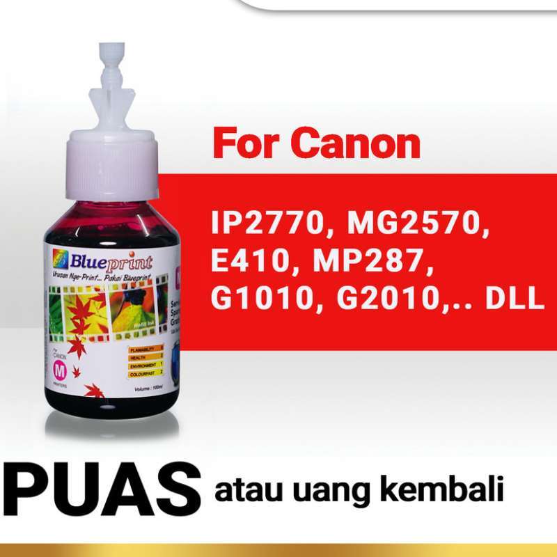 Promo Blueprint Bulk Ink Photo For Canon - Magenta [100 Ml] Diskon 10% ...