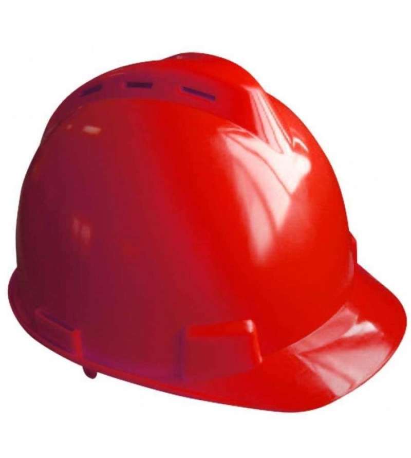 Jual Helm Safety Krisbow Warna Merah Vented KW1000443 di Seller Bena
