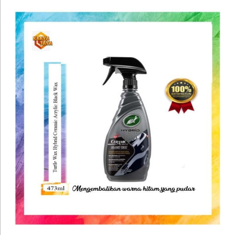 Promo Turtle Wax Hybrid Ceramic Acrylic Black Wax Diskon 3 di Seller
