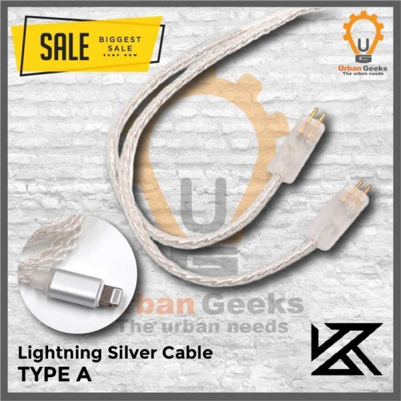 Jual Knowledge Zenith Kz Lightning Ofc Silver Cable Upgrade Original