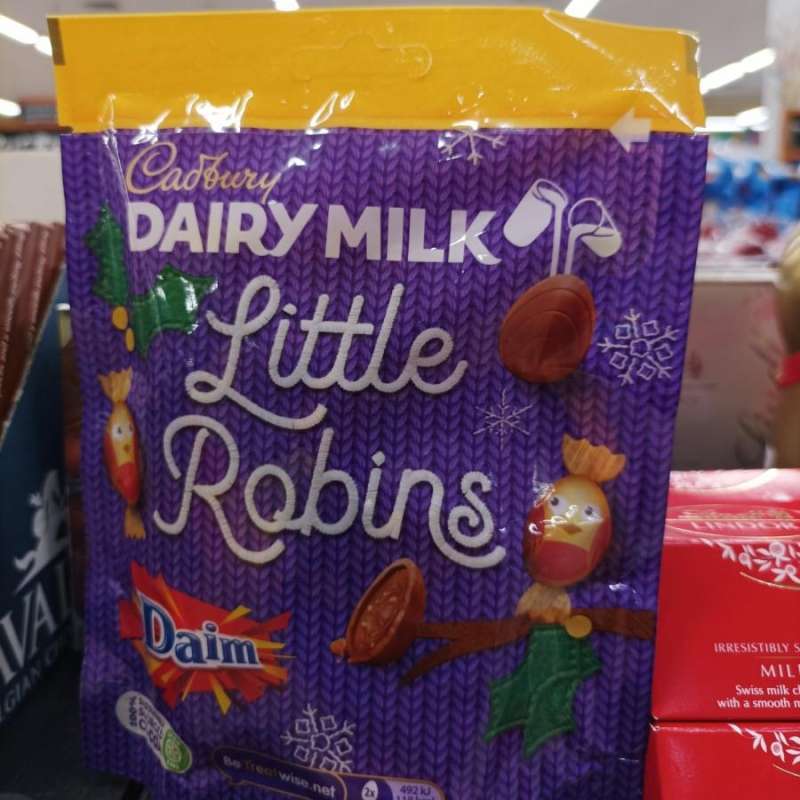 Jual cadbury dairy milk Little Robins Daim 77gr di Seller