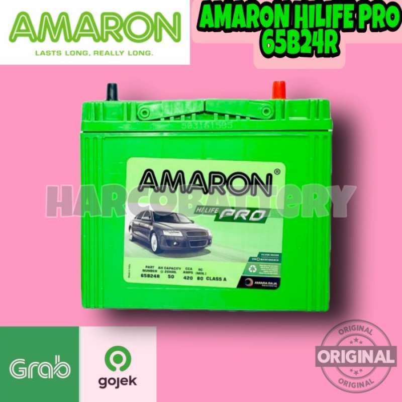 Promo AKI MOBIL AMARON HI LIFE PRO 65B24R / NS60 12V - 50 AH AKI KERING