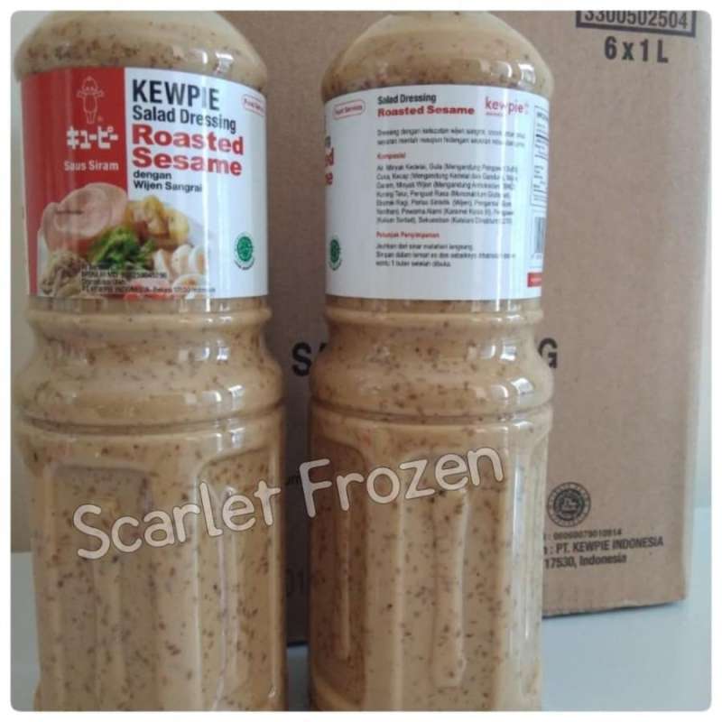 Jual KEWPIE MAYONNAISE Salad Dressing Roasted Sesame 1 Liter di