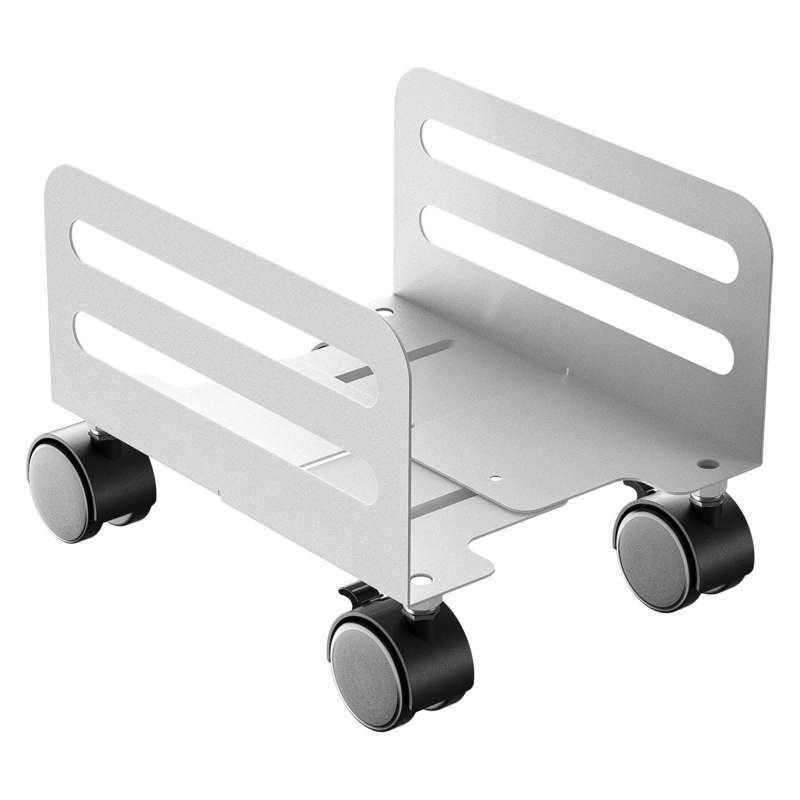 Promo Computer Tower CPU Stand Holder with Rolling Caster Wheels for PC