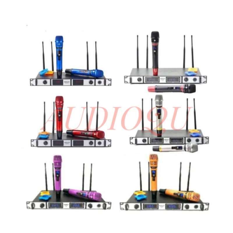 Jual Mic Wireless Ashley Vocal Artist Microphone Receiver System di