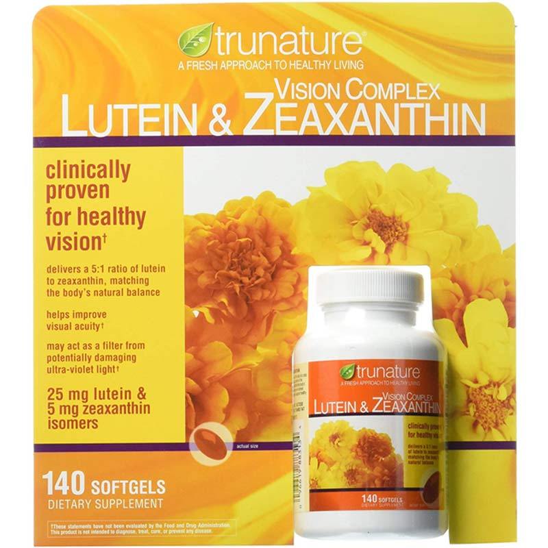 Jual Trunature Vision Softgels Complex Lutein and Zeaxanthin Supplement