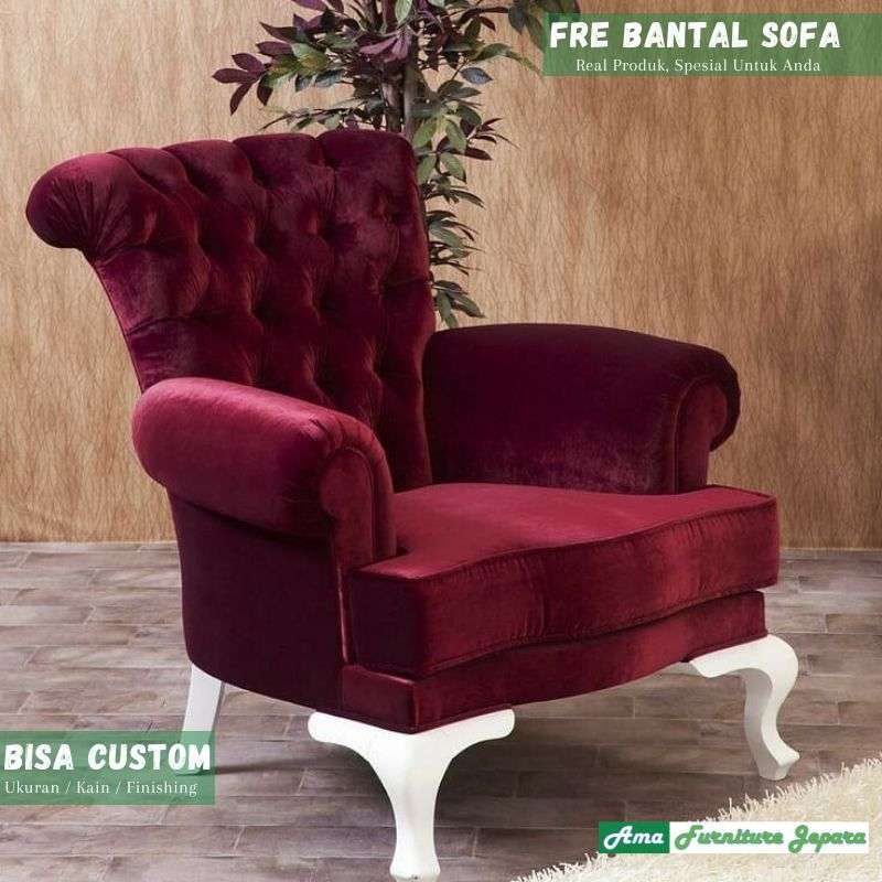 Jual Kursi Sofa Santai, Wingchair 1 Seater, Kursi Sofa single Murah di