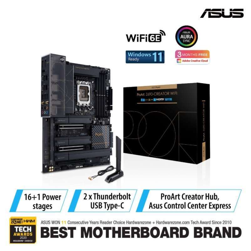 Jual Motherboard ASUS PROART Z690 CREATOR WIFI DDR5 LGA1700 di Seller