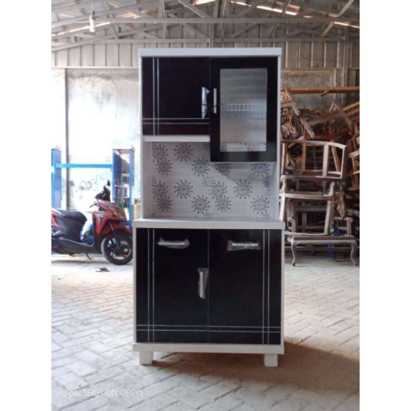 Jual kitchen set minimalis kitchen set 2 pintu lemari piring 2 pintu