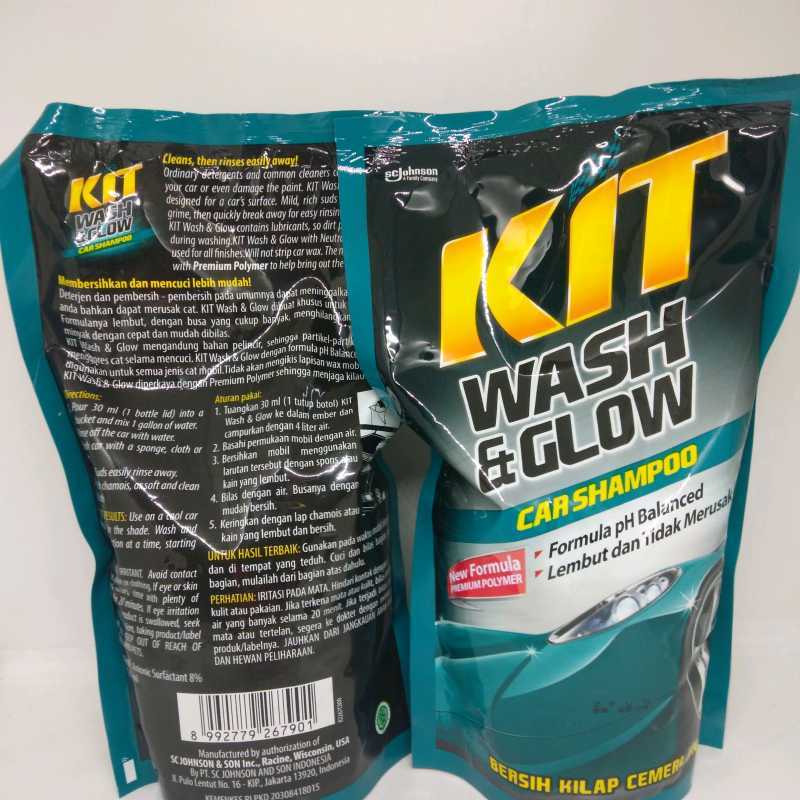 Jual Kit Wash & Glow Shampoo Cuci Mobil Kemasan Refill 720ML di Seller Makmur Jaya Motor Pasar