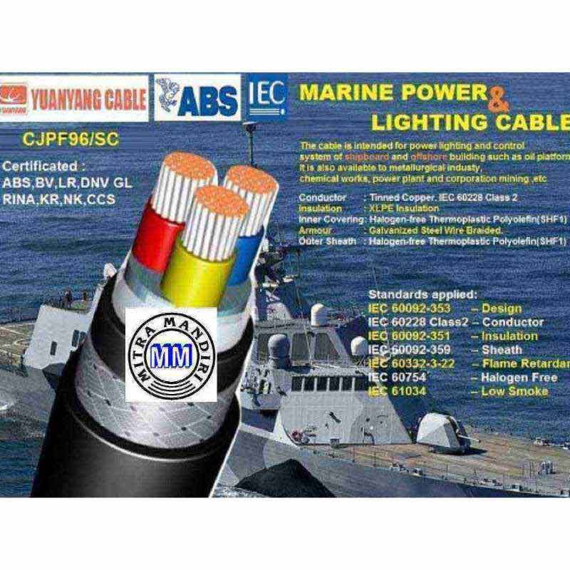 Jual Kabel Listrik Marine Cmc Cjpf96-sc 3x50mm Di Seller Mitra Mandiri ...