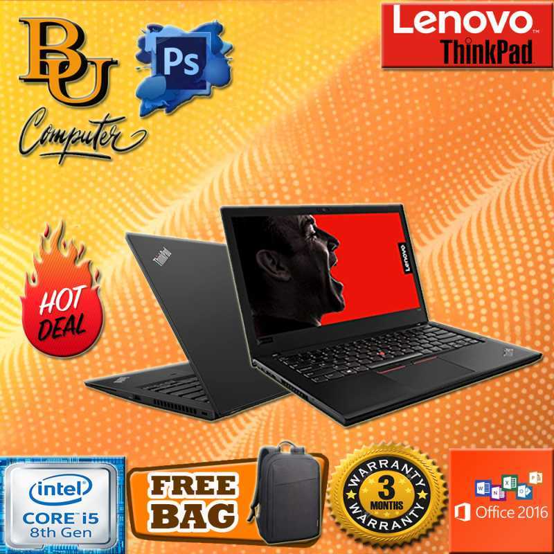 Promo LAPTOP LENOVO THINKPAD T480 ULTRABOOK 14 INCH CORE i5 8350U