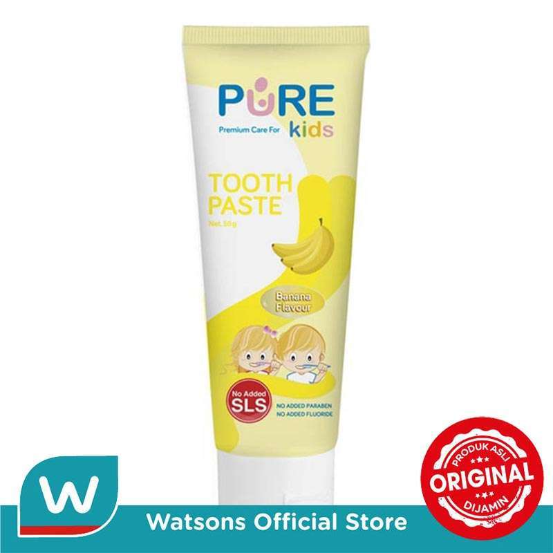 Jual Pure Kids Toothpaste Banana 50g - Pasta Gigi Anak di Seller ...