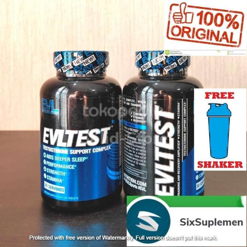 Jual EVl Test Tribulus Terrestris 120 Caps Zma Dhea Testo Booster di