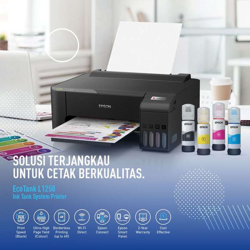 Jual Printer Epson L1250 L 1250 Print Wifi Wi-fi Direct Garansi Resmi ...