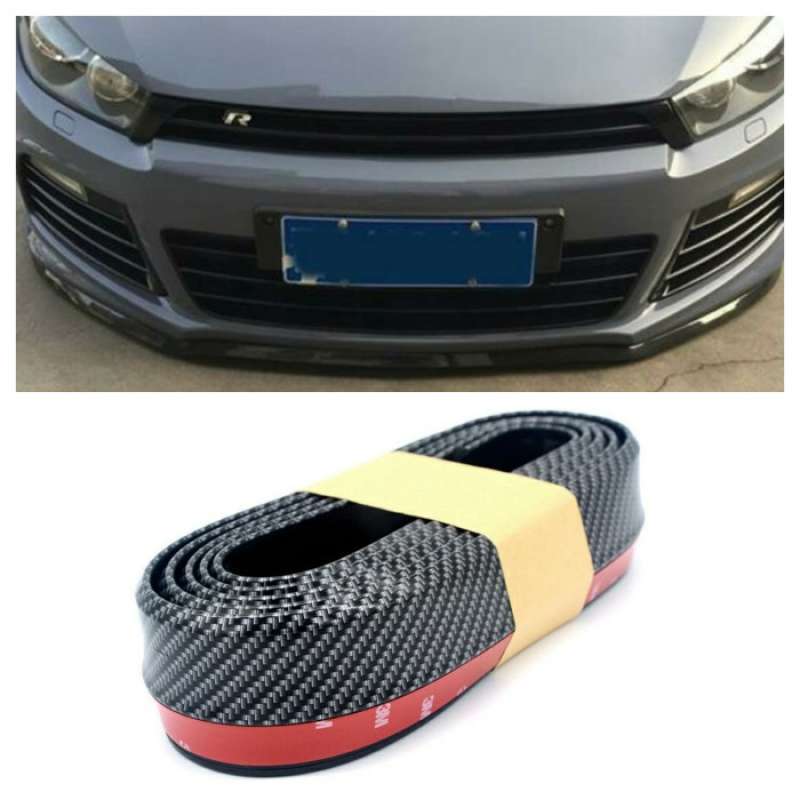 Jual Lip Bumper Samurai Carbon Fiber 2.5 Meter Pelindung Bemper Mobil