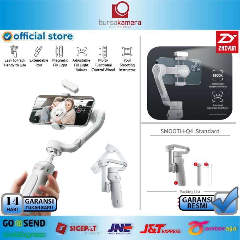 Promo Bkp Zhiyun Tech Smooth Q4 Smartphone Gimbal Stabilizer Original ...