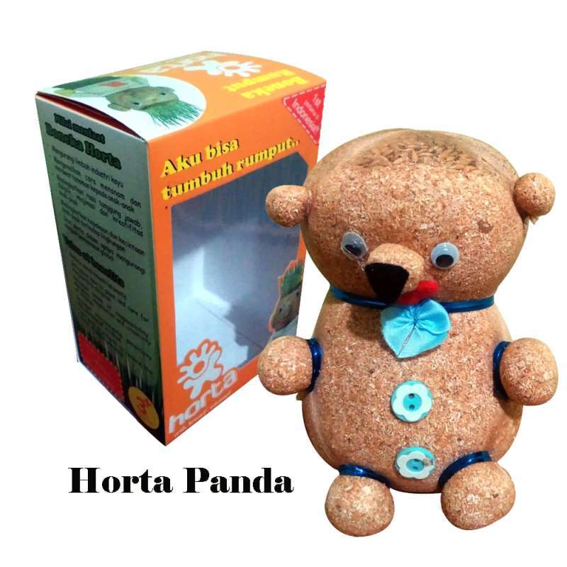 Jual Mainan Anak Unik & Edukatif Boneka Rumput Horta Panda - Edukasi ...