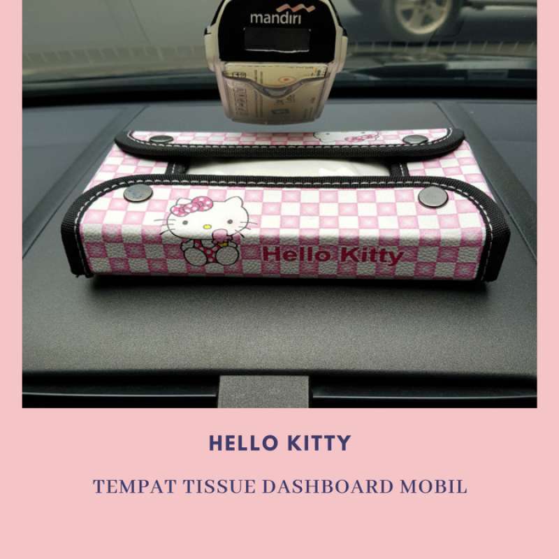 Promo TECHNOZIO TEMPAT TISSUE DASHBOARD MOBIL HELLO KITTY Diskon 14% di ...