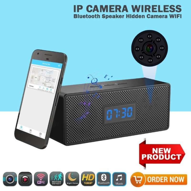 Jual Ip Camera Bluetooth Speaker Hidden Camera Wifi HD 1080P Night