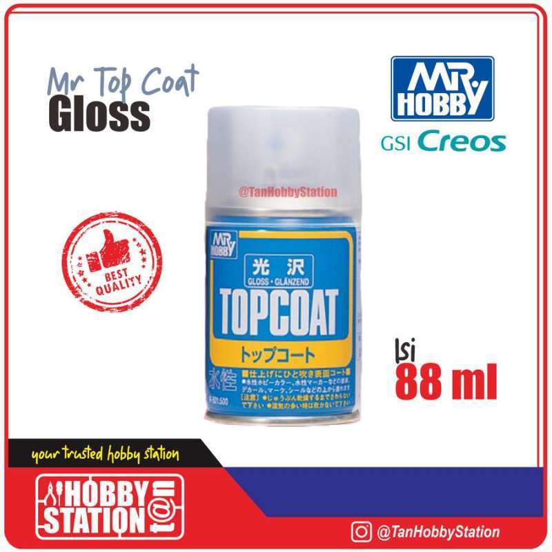 Jual Mr Top Coat Gloss Gundam Model Kit Air Brush Repaint Finishing