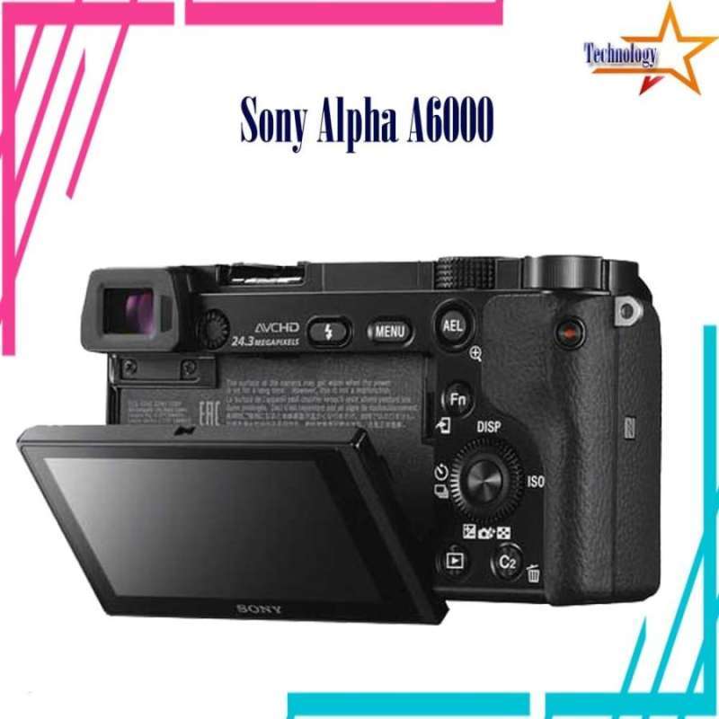 Jual Kamera Sony Mirrorless Alpha A6000 kit 1655 F3.55.6 OSS Original di Seller TECHNOLOGY