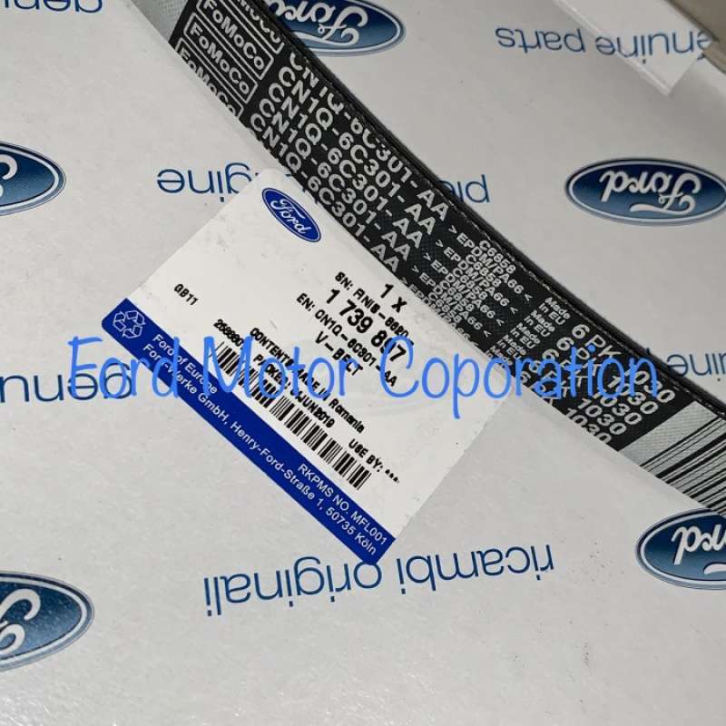 Jual Jual Fan Belt Vbelt Ford Ecosport Original Ford 1000 Berkualitas