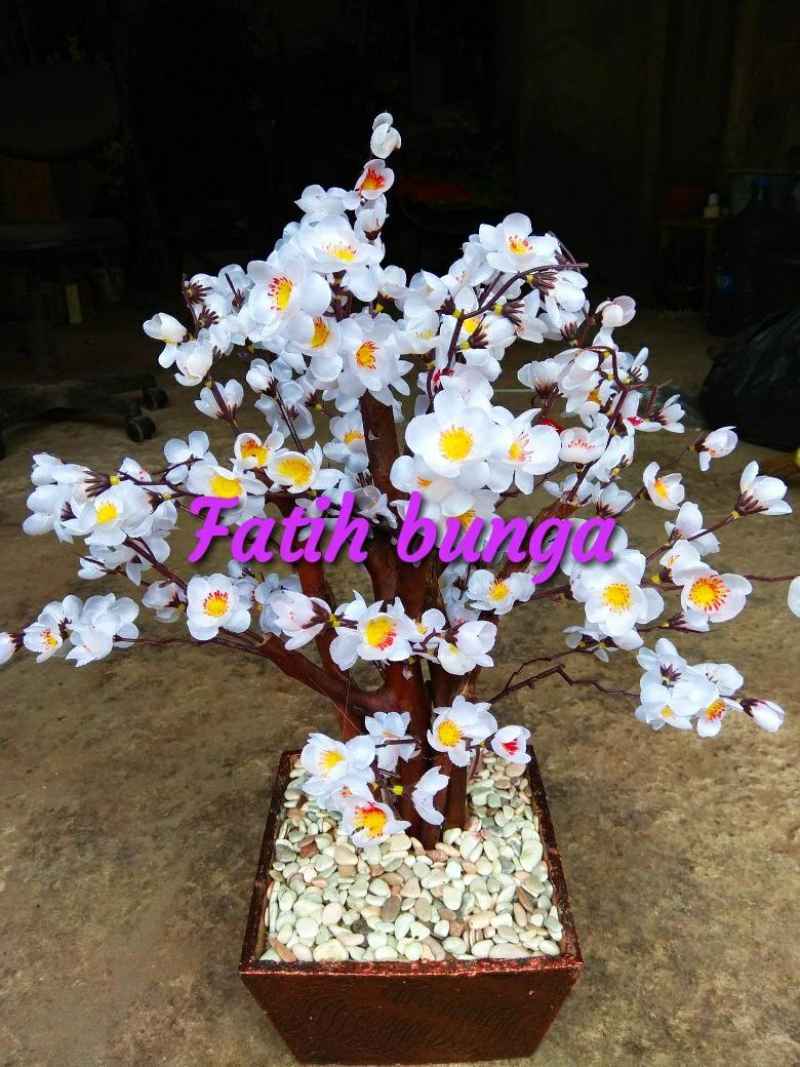 Pohon Bonsai Sakura Plastik